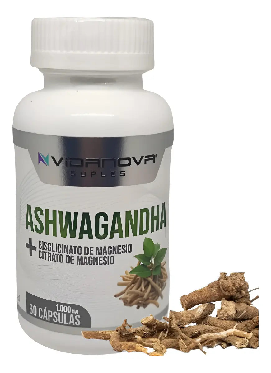 Ashwagandha Magnesio 1000 mg x 60 cap.